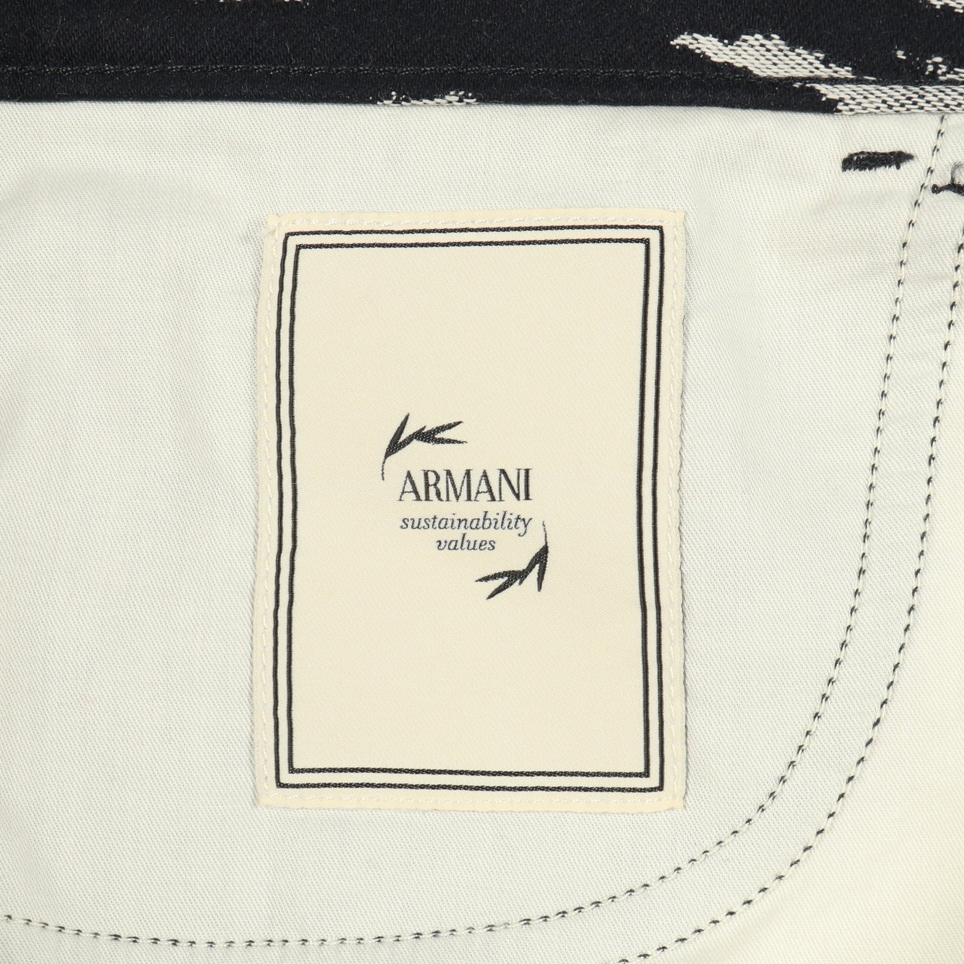 デニムパンツ ワイドパンツ コットン ダークネイビー グレー エンポリオアルマーニ ボトムス EMPORIO ARMANI