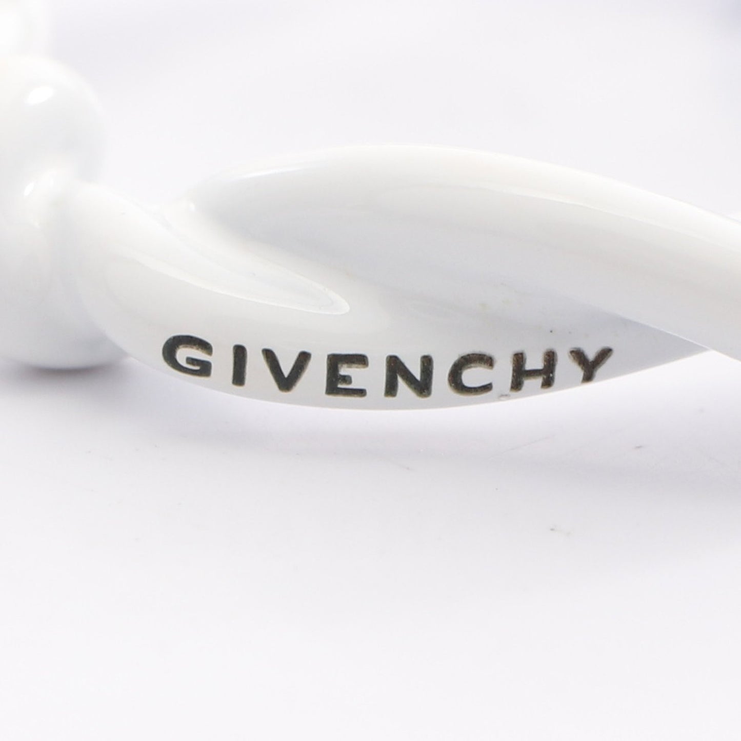 TWISTED RING リング 指輪 真鍮 ラインストーン ホワイト ブルー ジバンシィ アクセサリー GIVENCHY