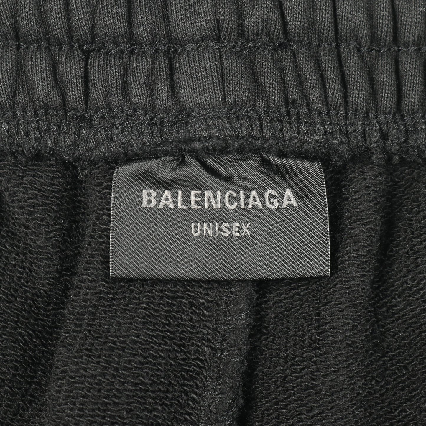 スウェットパンツ コットン ブラック バレンシアガ ボトムス BALENCIAGA