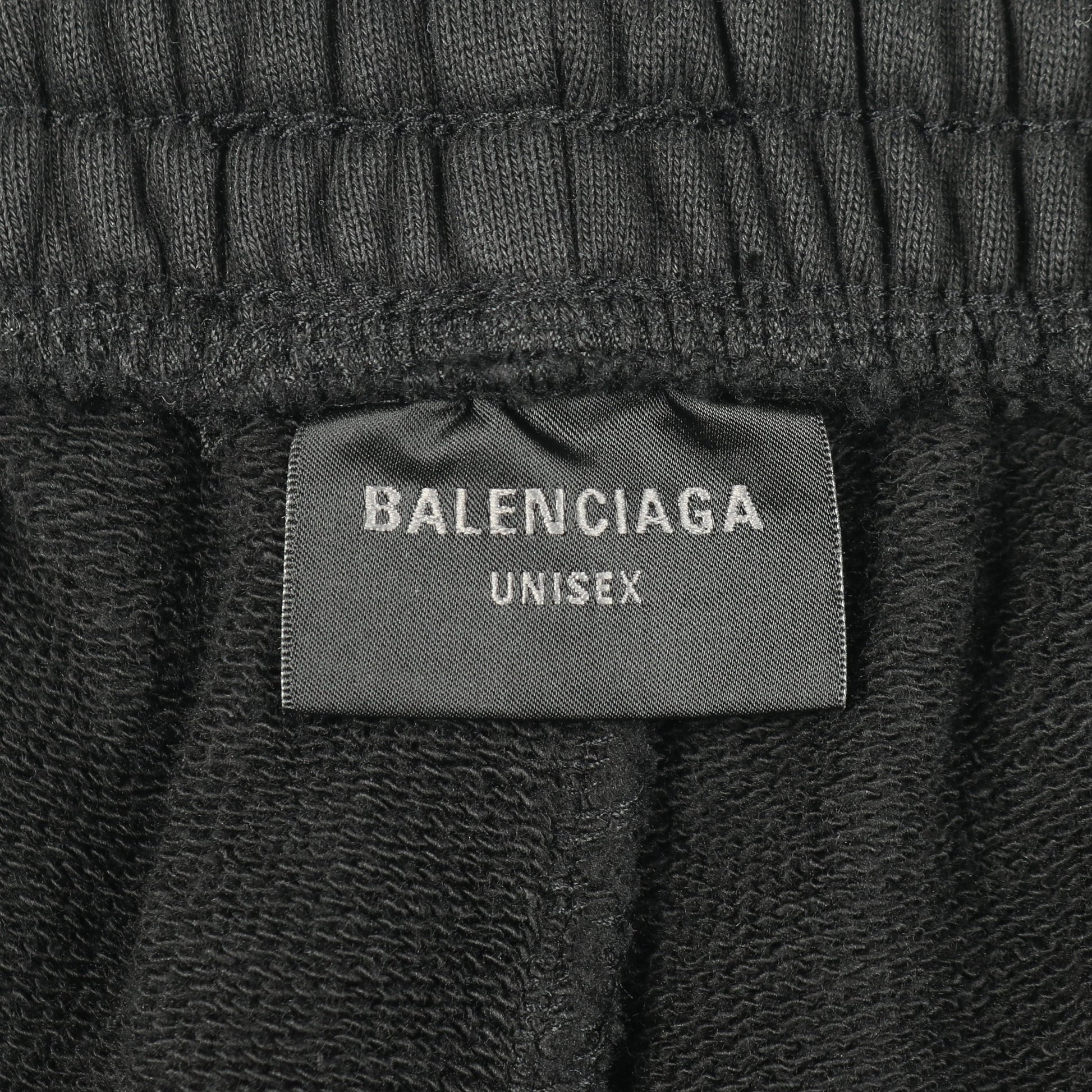 スウェットパンツ コットン ブラック バレンシアガ ボトムス BALENCIAGA