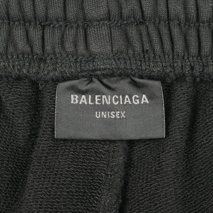 スウェットパンツ コットン ブラック バレンシアガ ボトムス BALENCIAGA