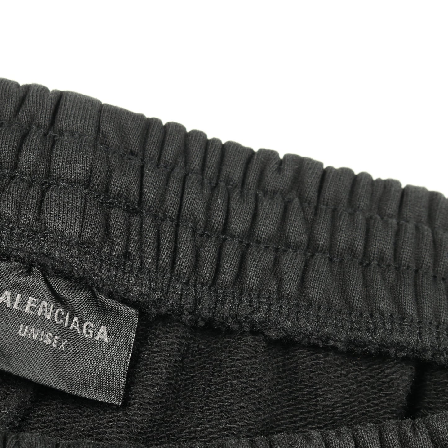 スウェットパンツ コットン ブラック バレンシアガ ボトムス BALENCIAGA