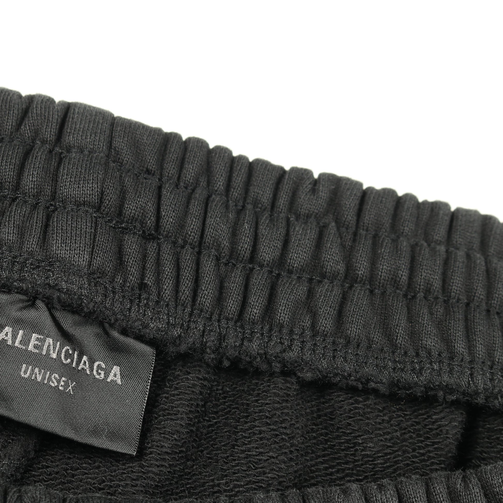スウェットパンツ コットン ブラック バレンシアガ ボトムス BALENCIAGA