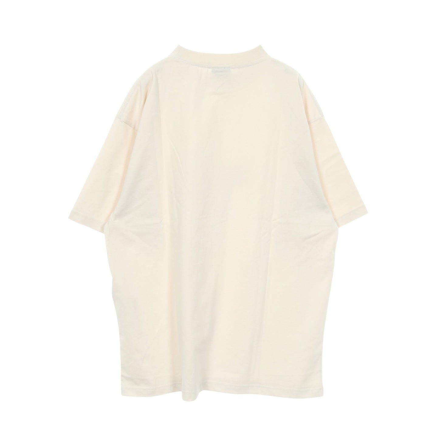 Political Stencil Tシャツ クルーネック 半袖 コットン オフホワイト バレンシアガ トップス BALENCIAGA