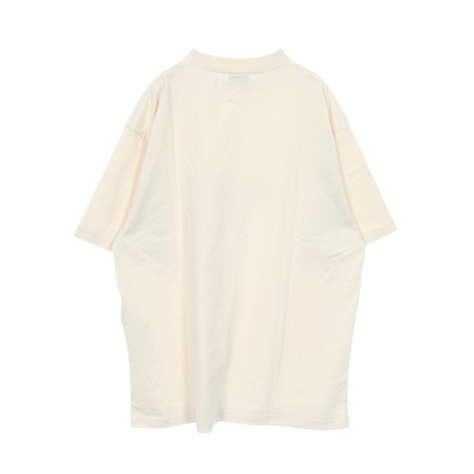 Political Stencil Tシャツ クルーネック 半袖 コットン オフホワイト バレンシアガ トップス BALENCIAGA