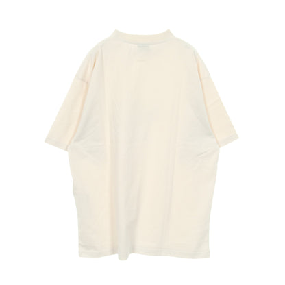 Political Stencil Tシャツ クルーネック 半袖 コットン オフホワイト バレンシアガ トップス BALENCIAGA