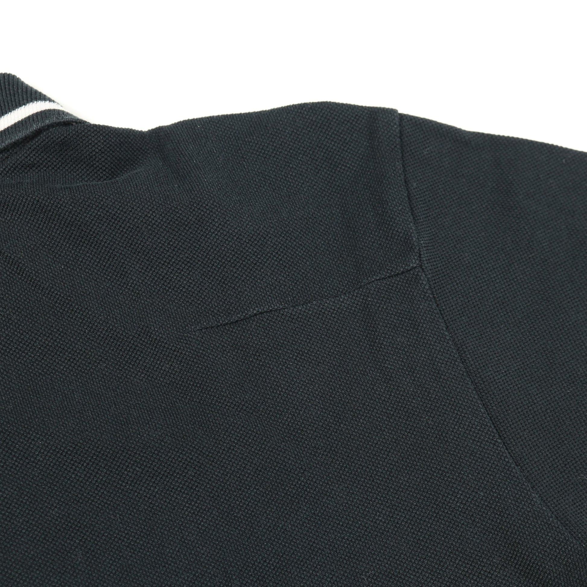 BEE刺繍 ポロシャツ 半袖 コットン ブラック ディオールオム トップス Dior HOMME