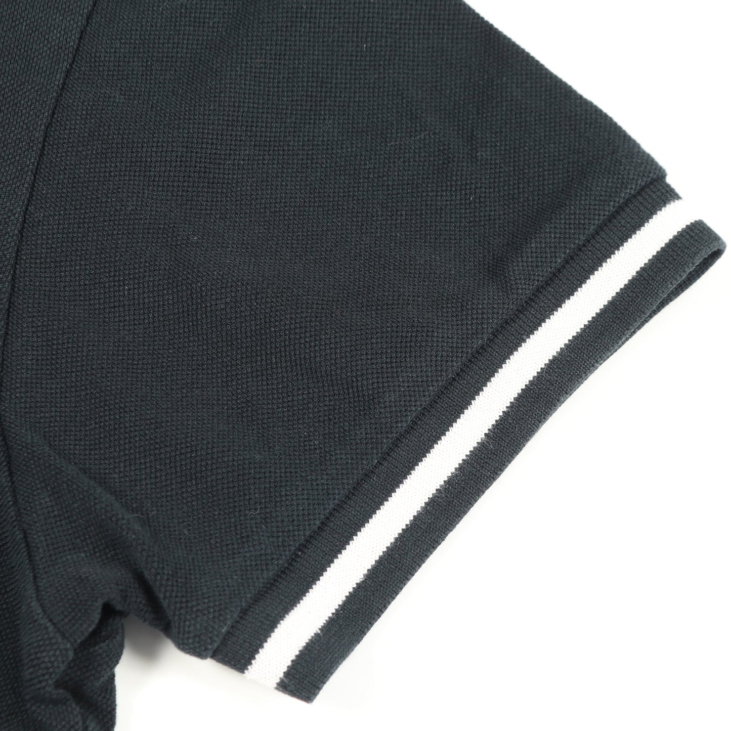 BEE刺繍 ポロシャツ 半袖 コットン ブラック ディオールオム トップス Dior HOMME