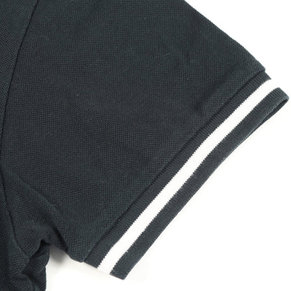 BEE刺繍 ポロシャツ 半袖 コットン ブラック ディオールオム トップス Dior HOMME