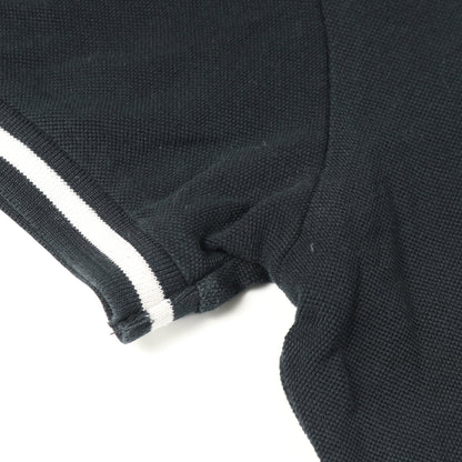 BEE刺繍 ポロシャツ 半袖 コットン ブラック ディオールオム トップス Dior HOMME