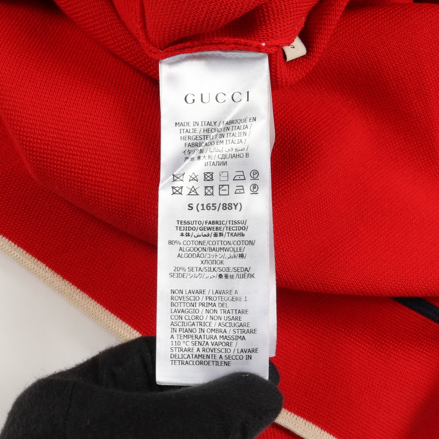 ポロドレス ニットワンピース コットン シルク レッド 22AW グッチ ワンピース GUCCI