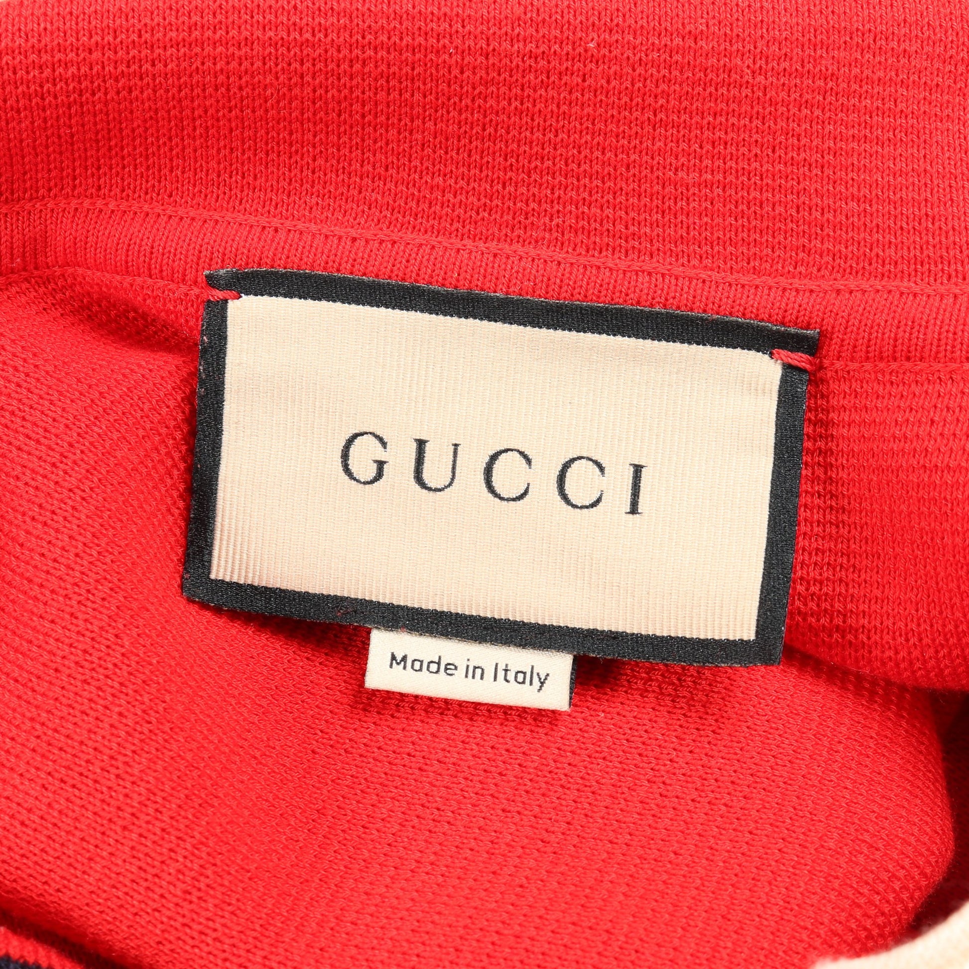ポロドレス ニットワンピース コットン シルク レッド 22AW グッチ ワンピース GUCCI
