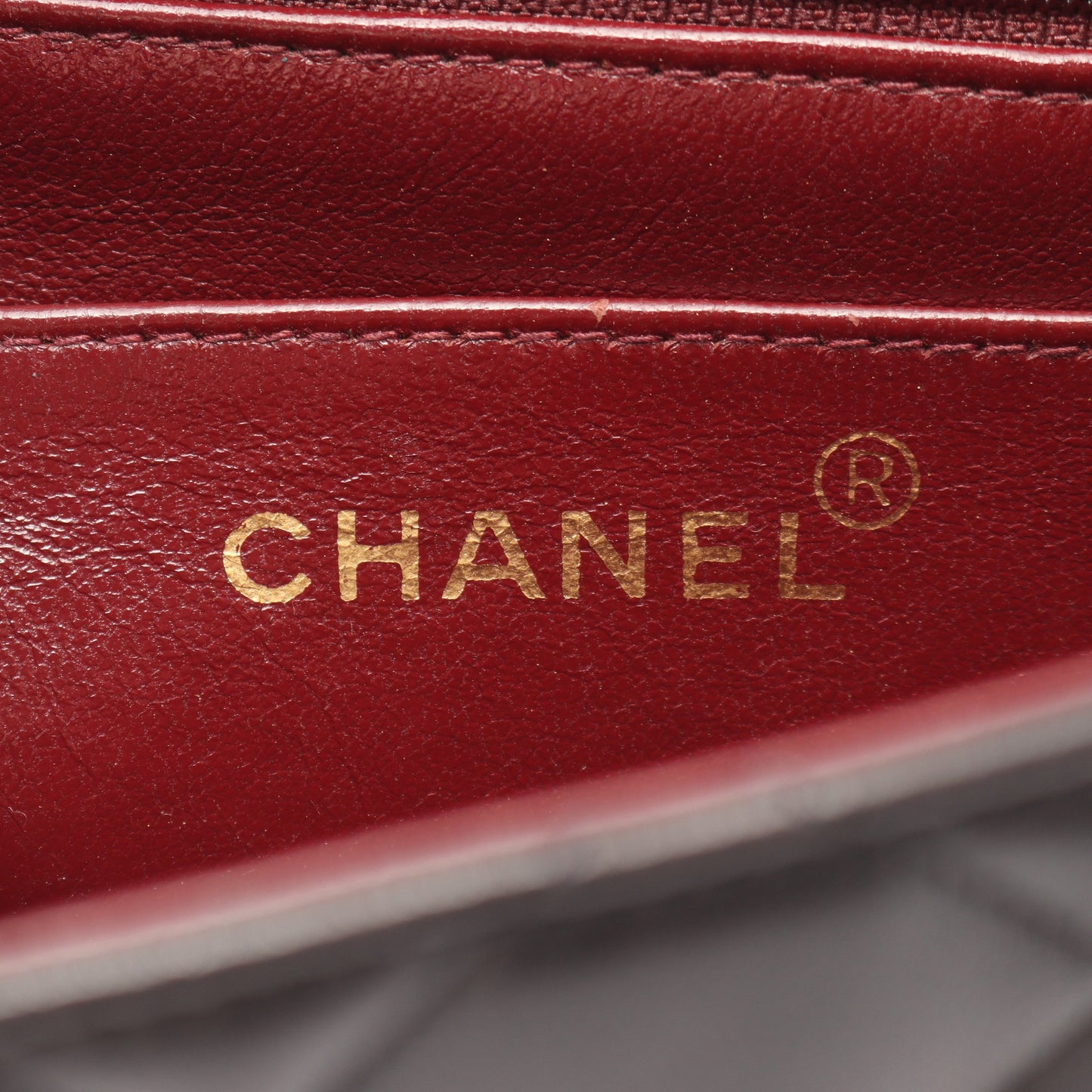 マトラッセ ダイアナフラップ チェーンショルダーバッグ ラムスキン ブラック ゴールド金具 シャネル バッグ CHANEL