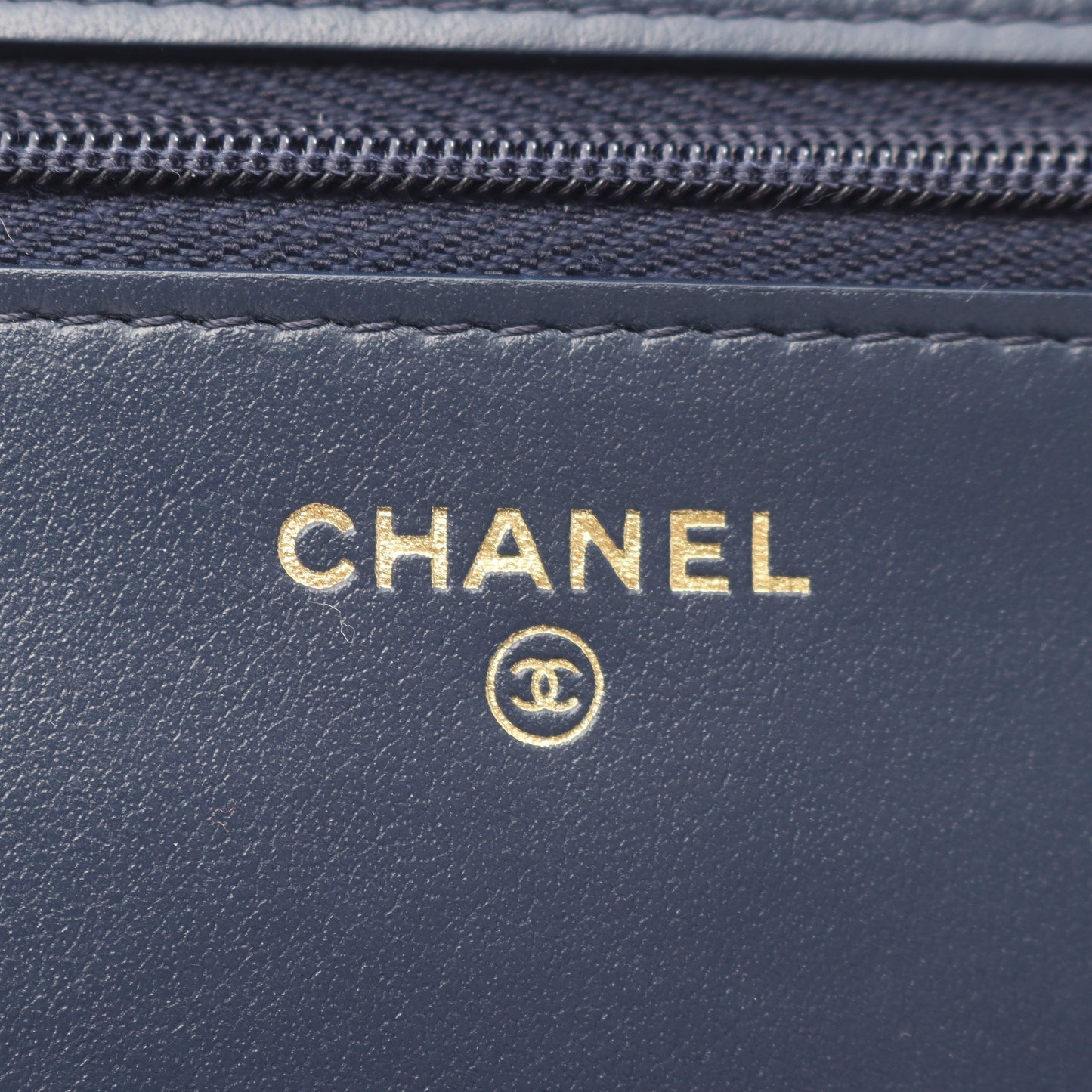マトラッセ チェーンウォレット デニム インディゴブルー ゴールド金具 シャネル バッグ CHANEL