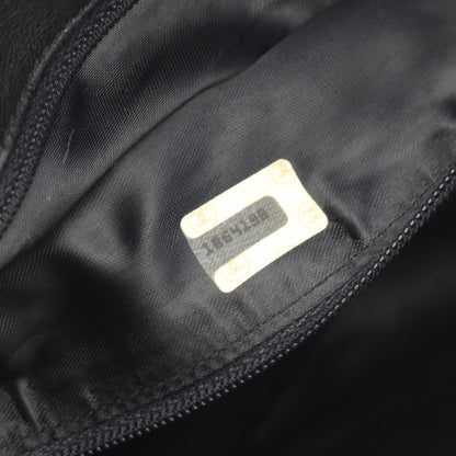 マトラッセ チェーンショルダーバッグ ラムスキン ブラック ゴールド金具 フリンジ シャネル バッグ CHANEL