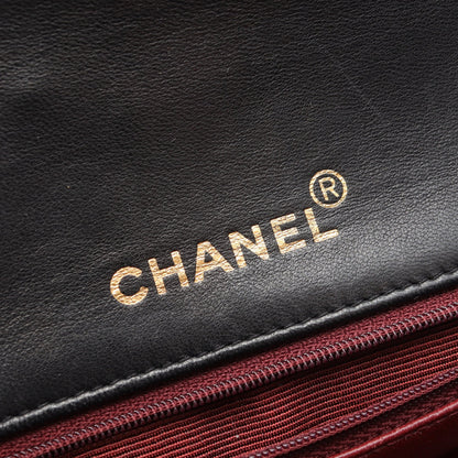 ミニマトラッセ20 チェーンショルダーバッグ ラムスキン ブラック ゴールド金具 シャネル バッグ CHANEL