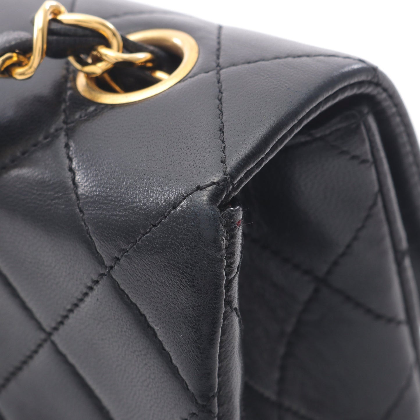 ミニマトラッセ20 チェーンショルダーバッグ ラムスキン ブラック ゴールド金具 シャネル バッグ CHANEL