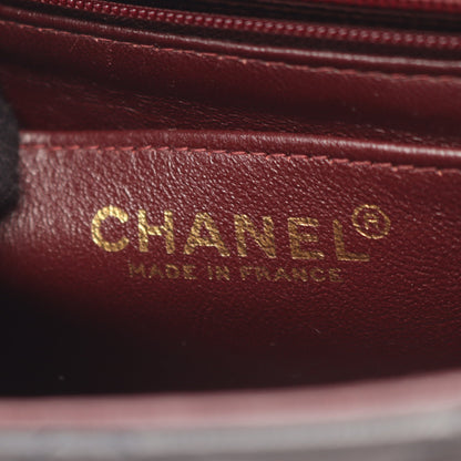 ミニマトラッセ チェーンショルダーバッグ ラムスキン ブラック ゴールド金具 シャネル バッグ CHANEL