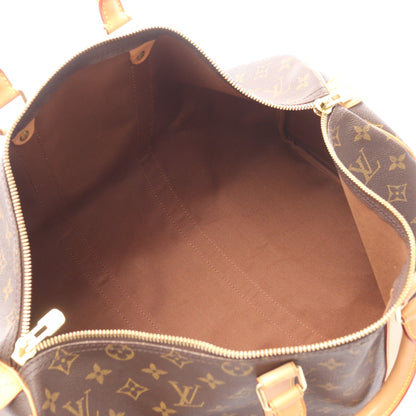 キーポル45 モノグラム ボストンバッグ PVC レザー ブラウン ルイヴィトン バッグ LOUIS VUITTON
