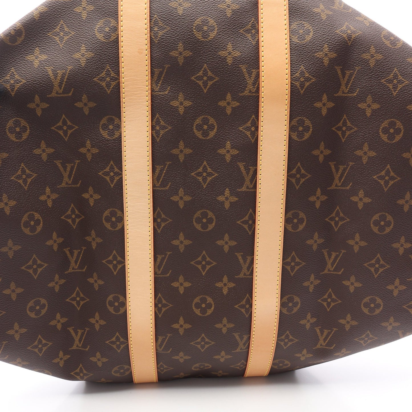 キーポル45 モノグラム ボストンバッグ PVC レザー ブラウン ルイヴィトン バッグ LOUIS VUITTON