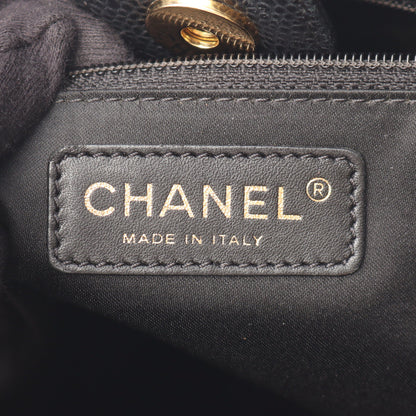 マトラッセ PST チェーンショルダーバッグ チェーントートバッグ キャビアスキン ブラック ゴールド金具 シャネル バッグ CHANEL