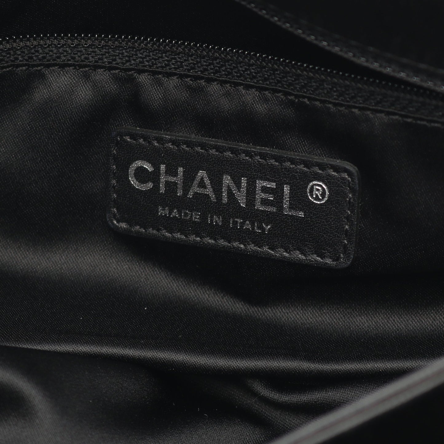 マトラッセ チェーンショルダーバッグ ウール ブラック シルバー金具 スパンコール シャネル バッグ CHANEL