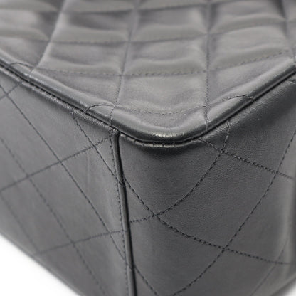 デカマトラッセ34 Wチェーンショルダーバッグ ラムスキン ブラック ゴールド金具 シャネル バッグ CHANEL