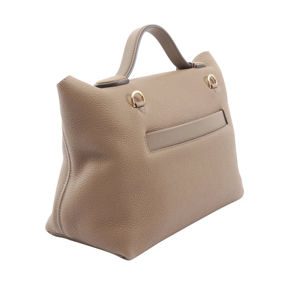 サック ヴァンキャトル 24/24 29 ハンドバッグ トゴ グレーベージュ ゴールド金具 2WAY Z刻印 エルメス バッグ HERMES