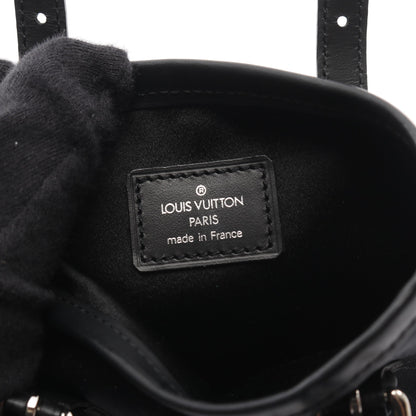 リトルバケット モノグラムサテン ハンドバッグ サテン レザー ブラック ルイヴィトン バッグ LOUIS VUITTON