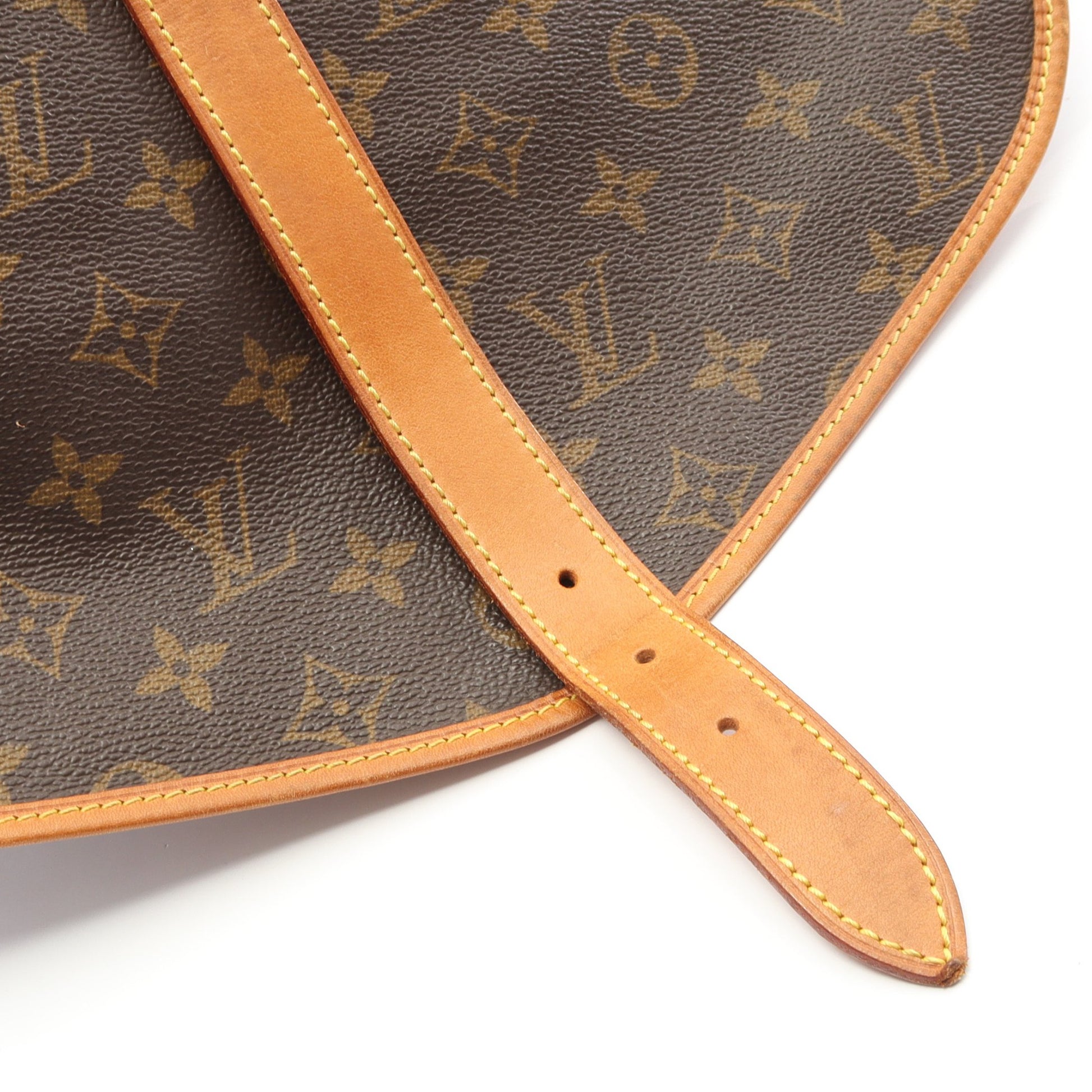 ソミュール35 モノグラム ショルダーバッグ PVC レザー ブラウン ルイヴィトン バッグ LOUIS VUITTON