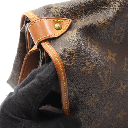 ソミュール35 モノグラム ショルダーバッグ PVC レザー ブラウン ルイヴィトン バッグ LOUIS VUITTON