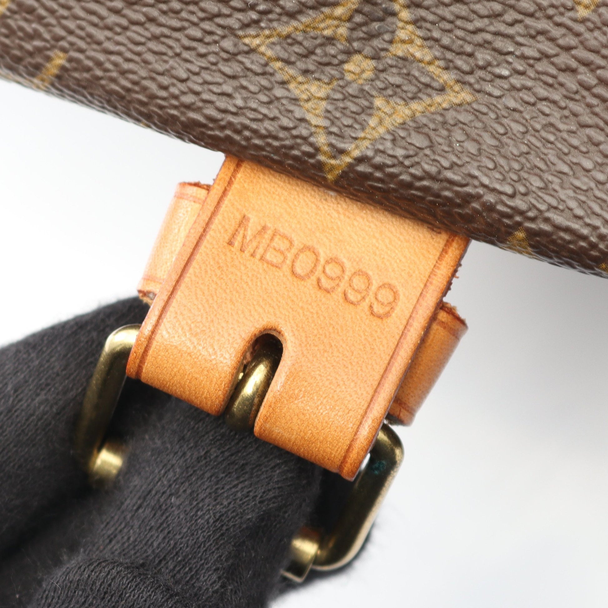 ソミュール35 モノグラム ショルダーバッグ PVC レザー ブラウン ルイヴィトン バッグ LOUIS VUITTON