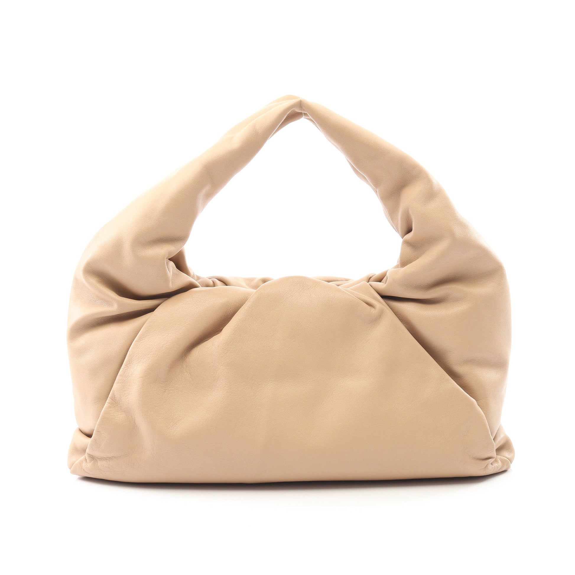ザ ショルダーポーチ ハンドバッグ レザー ベージュ ボッテガヴェネタ バッグ BOTTEGA VENETA