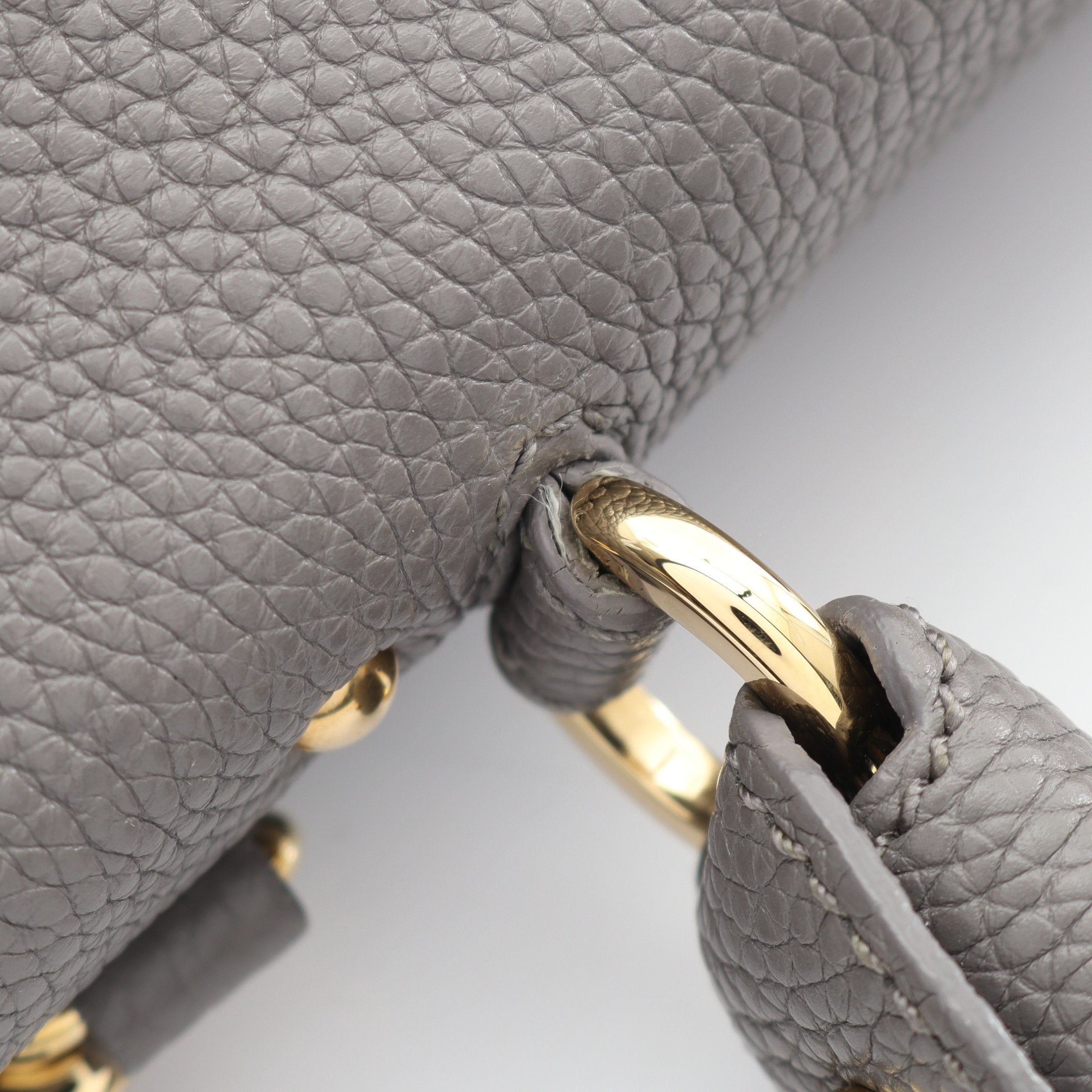 Ferragamo フェラガモ ソフィア グレー 2WAYバッグ ガンチーニ ソフィア ガンチーニ ハンドバッグ レザー グレー 2WAY サルヴァトーレ