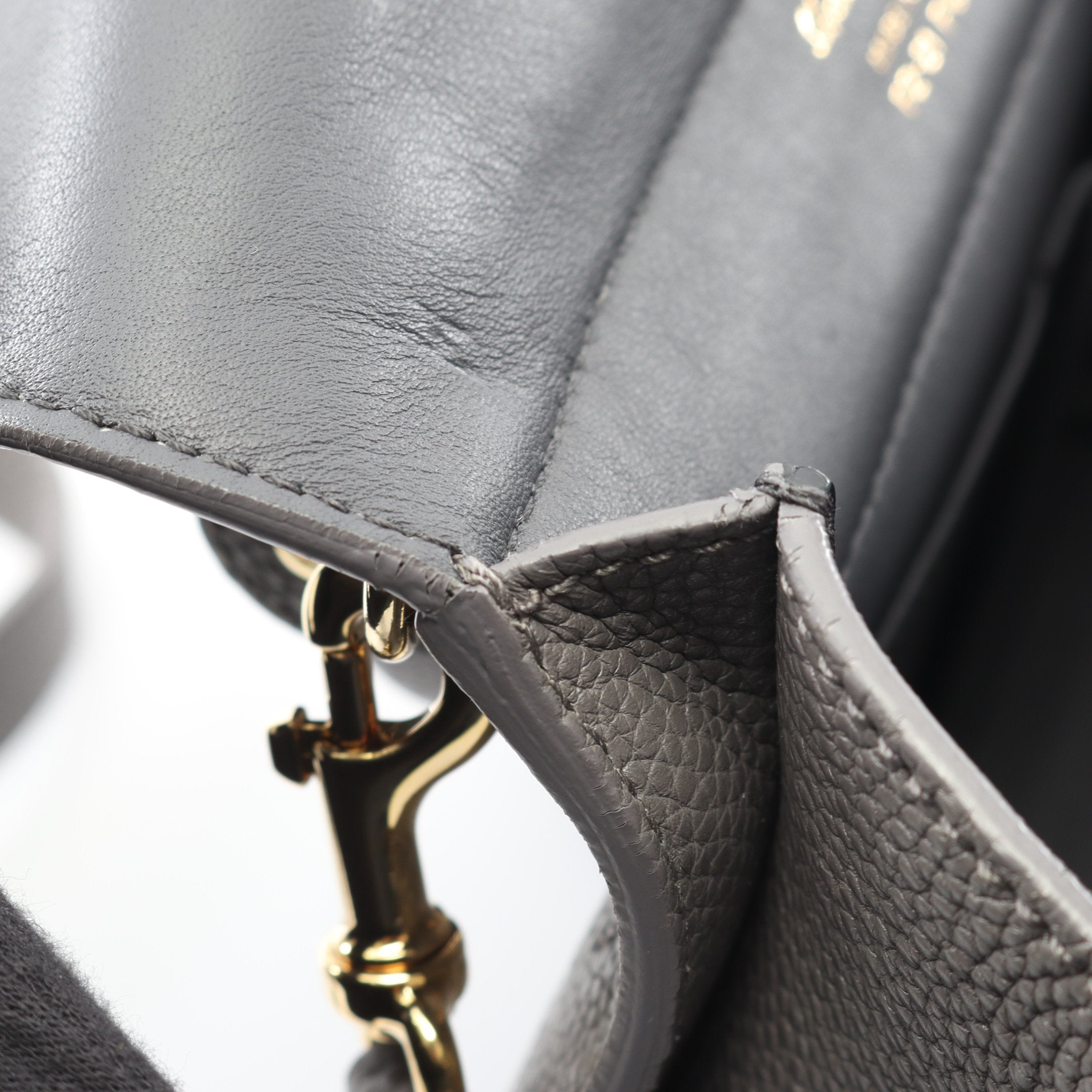 Ferragamo フェラガモ ソフィア グレー 2WAYバッグ ガンチーニ ソフィア ガンチーニ ハンドバッグ レザー グレー 2WAY サルヴァトーレ