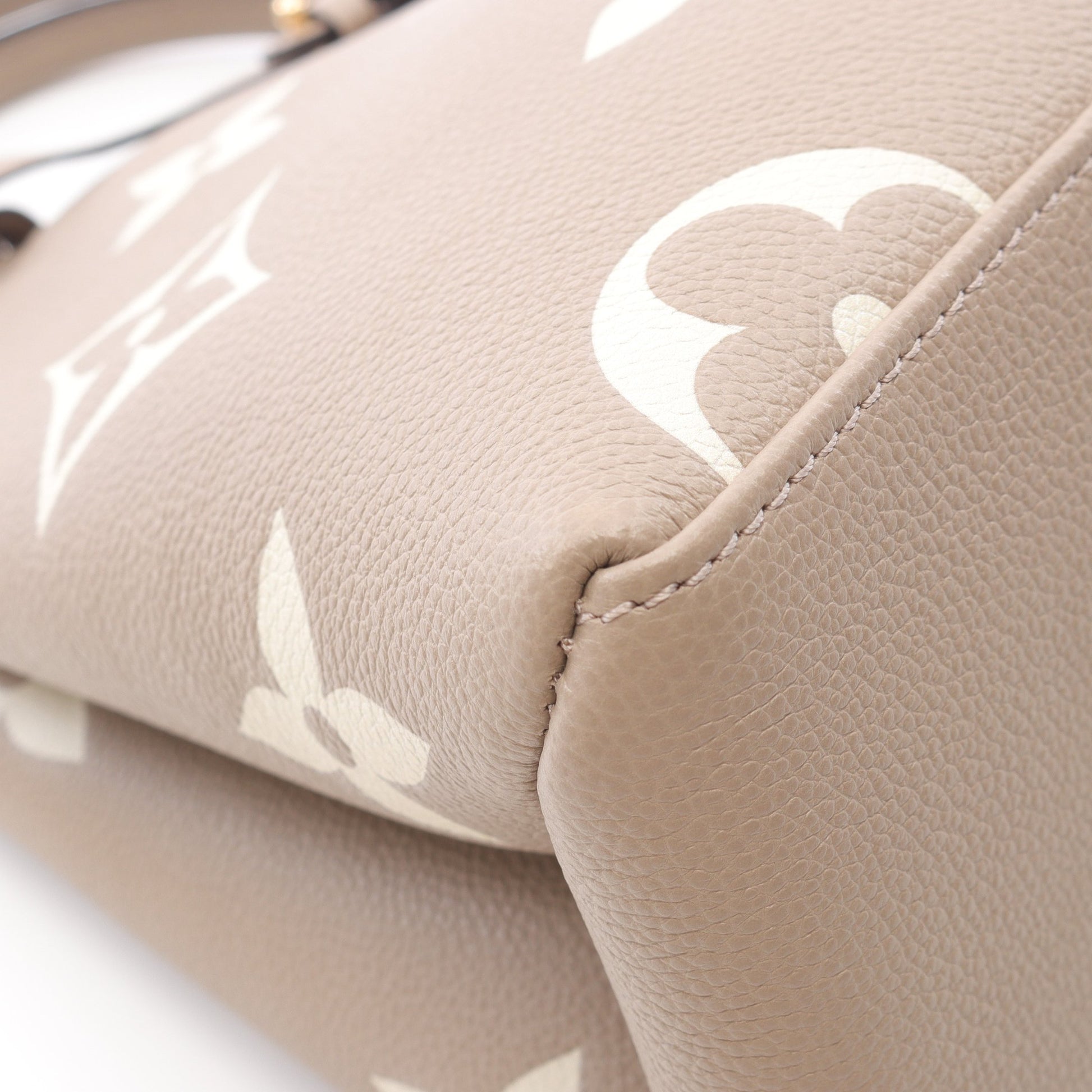 プティ パレPM モノグラムアンプラント トゥルトレール クレーム ハンドバッグ レザー グレーベージュ 2WAY ルイヴィトン バッグ LOUIS VUITTON