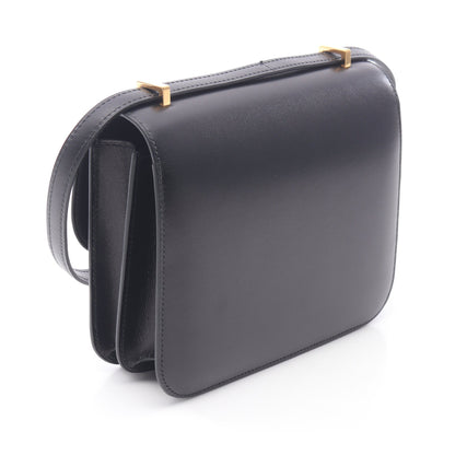 コンスタンス3 ミニ ショルダーバッグ ボックスカーフ ブラック ゴールド金具 Z刻印 エルメス バッグ HERMES