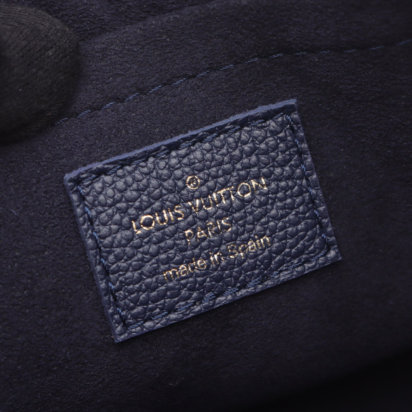 スピーディ バンドリエール 20 モノグラムアンプラント ブルーマリーヌ ハンドバッグ レザー ネイビー 2WAY ルイヴィトン バッグ LOUIS VUITTON