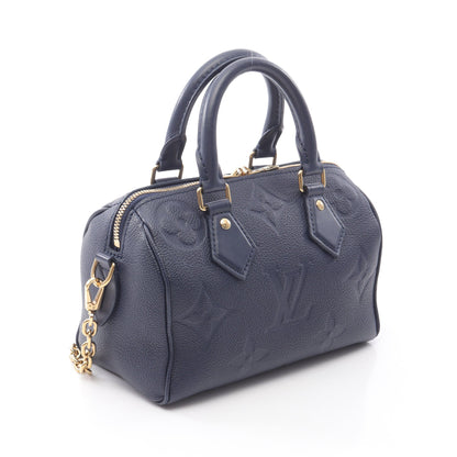 スピーディ バンドリエール 20 モノグラムアンプラント ブルーマリーヌ ハンドバッグ レザー ネイビー 2WAY ルイヴィトン バッグ LOUIS VUITTON