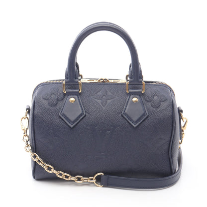 スピーディ バンドリエール 20 モノグラムアンプラント ブルーマリーヌ ハンドバッグ レザー ネイビー 2WAY ルイヴィトン バッグ LOUIS VUITTON