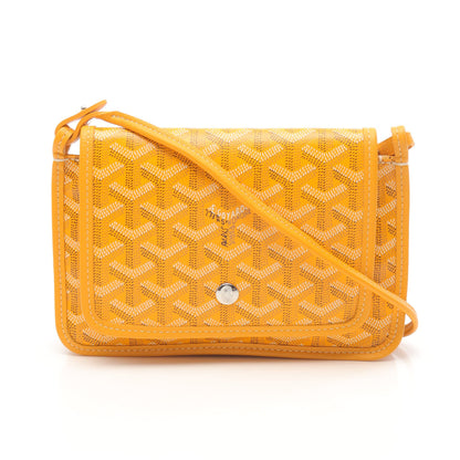 プリュメ ポーチウォレット ショルダーバッグ コーティングキャンバス レザー イエロー マルチカラー ゴヤール バッグ GOYARD