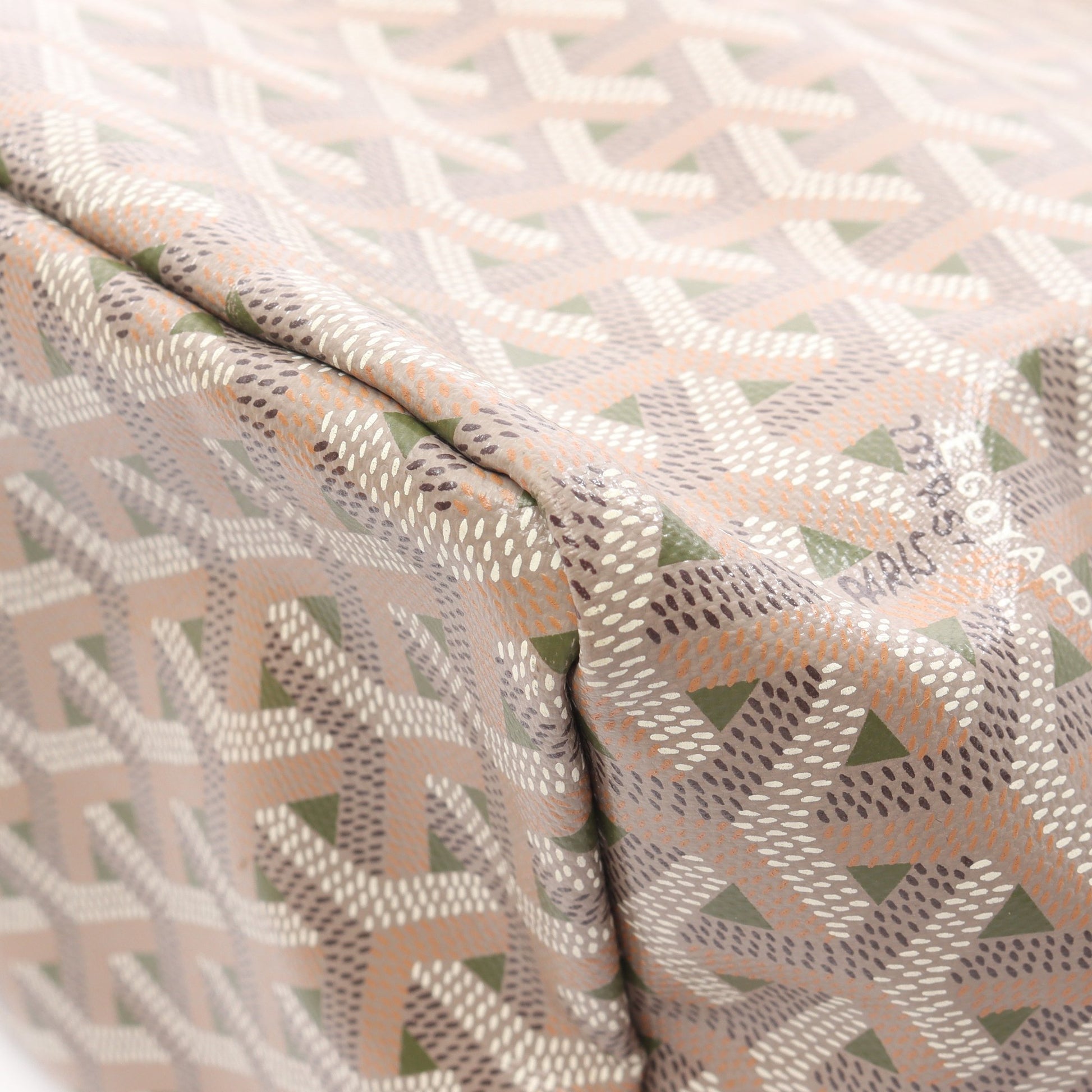 サンルイPM ハンドバッグ トートバッグ コーティングキャンバス レザー グレーベージュ マルチカラー ゴヤール バッグ GOYARD