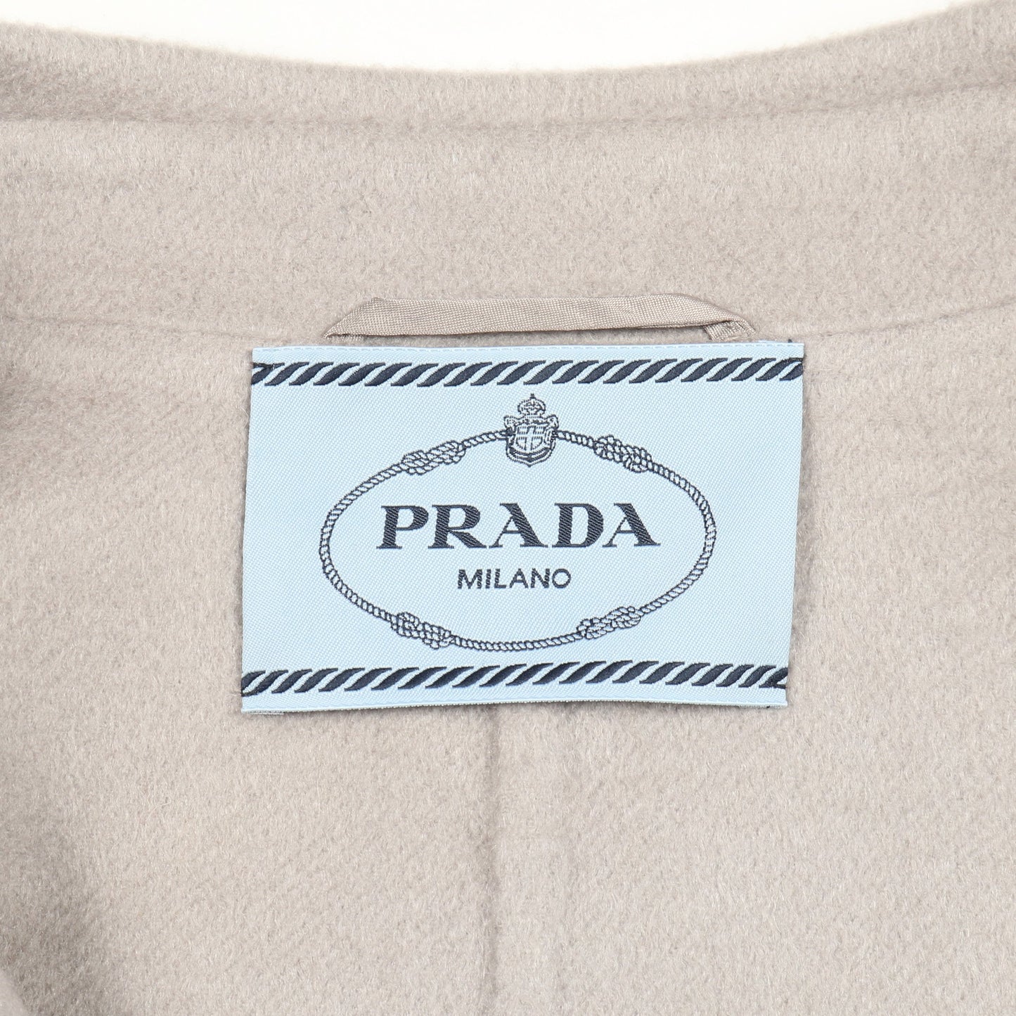 コクーンスリーブ コート カシミヤ ライトグレー プラダ アウター PRADA