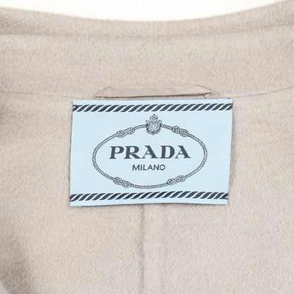 コクーンスリーブ コート カシミヤ ライトグレー プラダ アウター PRADA