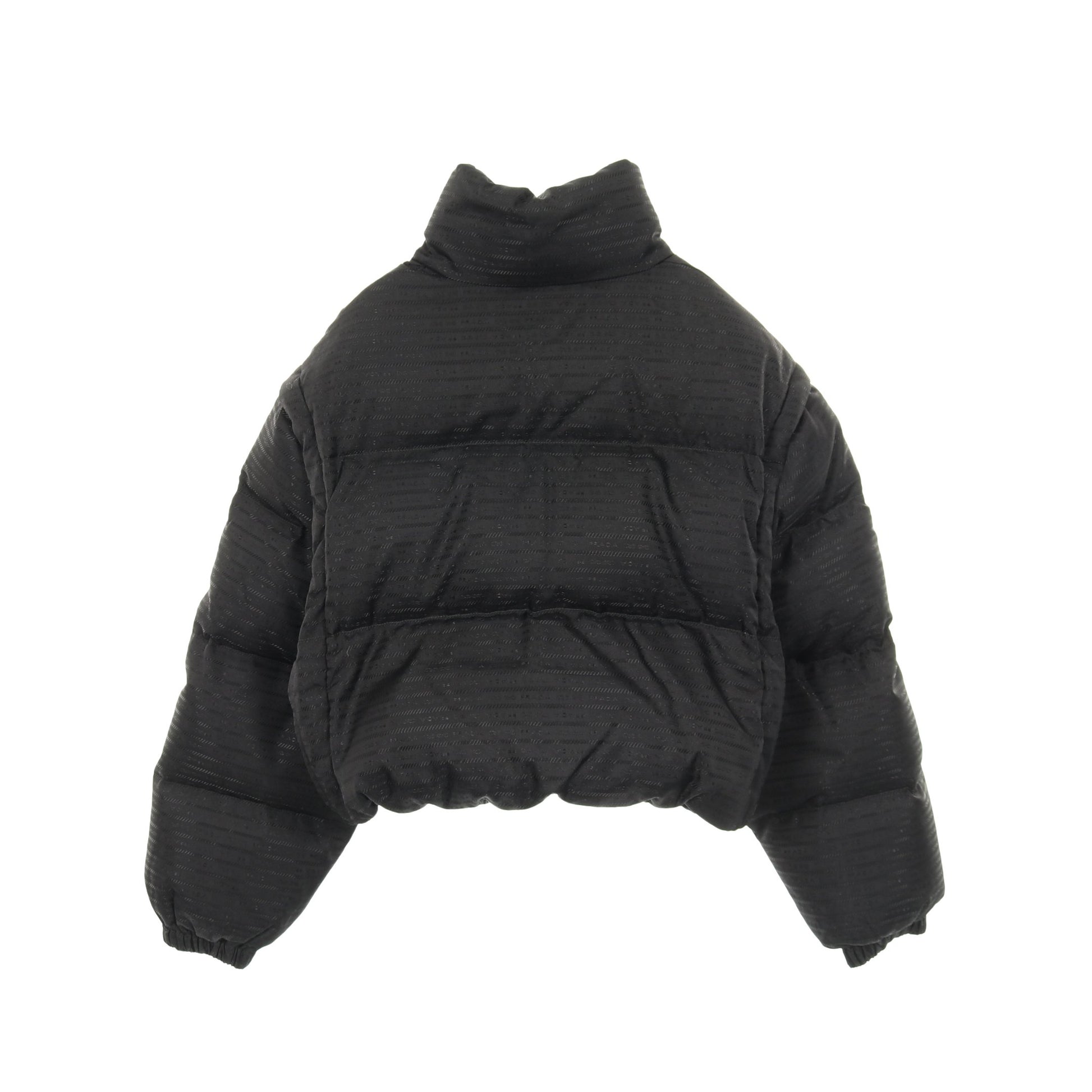Re-Nylon ダウンジャケット ナイロン ブラック 三角プレート プラダ アウター PRADA