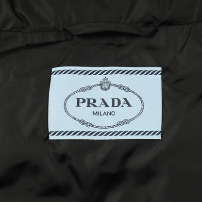 Re-Nylon ダウンジャケット ナイロン ブラック 三角プレート プラダ アウター PRADA