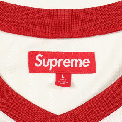 SUPREME × DAMIEN HIRST SOCCER JERSEY Tシャツ 鮫 ホワイト エメラルドグリーン レッド シュプリーム トップス Supreme