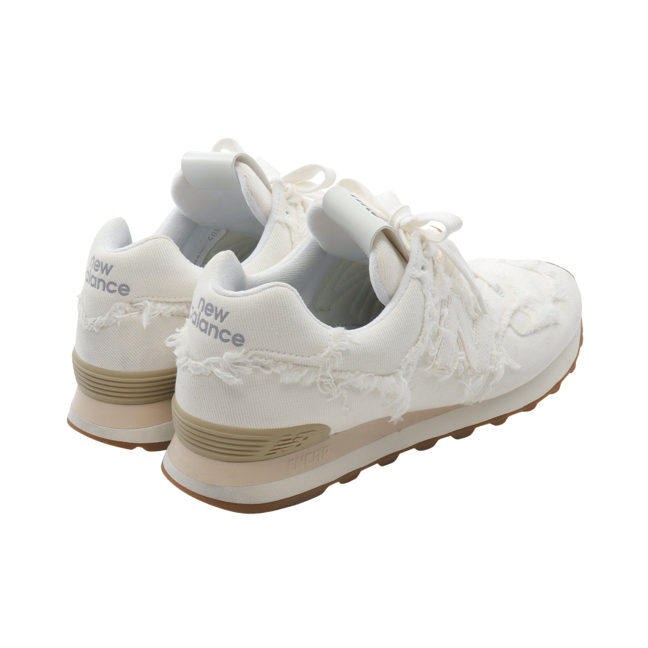miu miu × New Balance スニーカー ファブリック ホワイト ミュウ