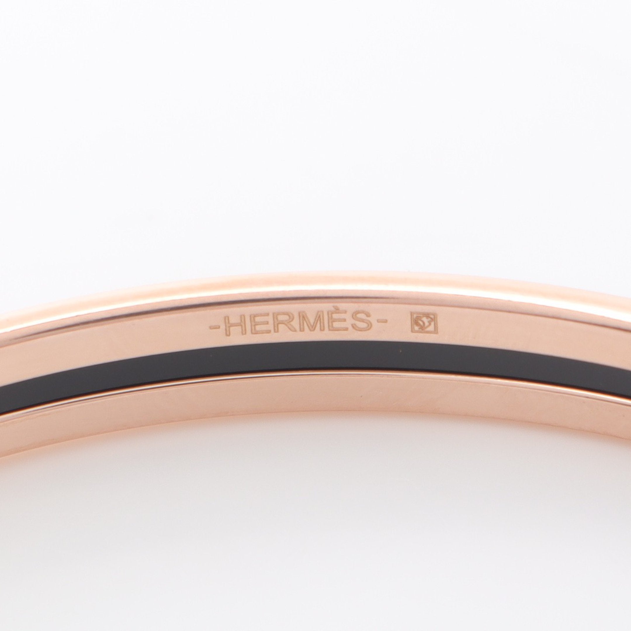 エマイユ ユニ バングル GP 七宝 ピンクゴールド グレー マルチカラー