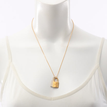 オーケリー ネックレス GP レザー ゴールド アイボリー Z刻印 エルメス アクセサリー HERMES